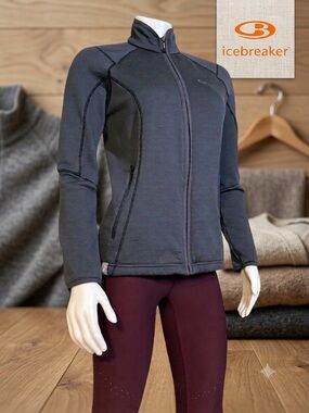 Women’s Icebreaker New Zealand Merino Wool Full-Zip Performance Jacket - Size M